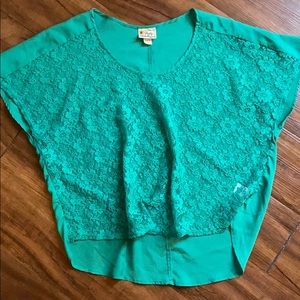 Green blouse